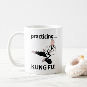 Caneca De Café Kung Fu Faixa Preta Artes Marciais