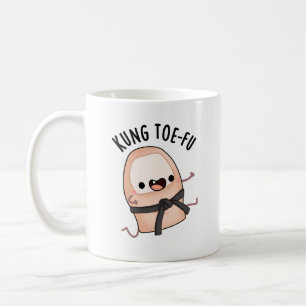 Caneca De Café Kung Toe-fu Funny Big Toe Pun