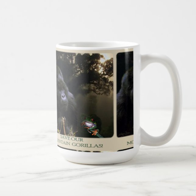 Caneca De Café Kunga Mountain Gorilla (Direita)