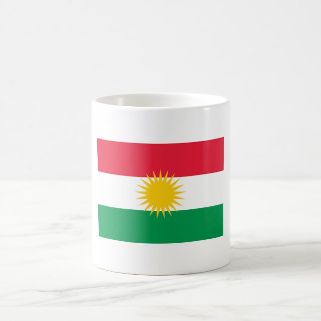 Caneca De Café kurdistan_flag (Centro)