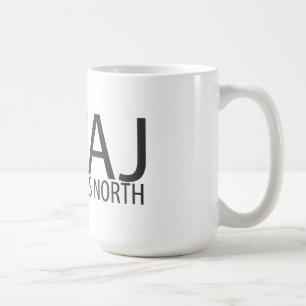 Caneca De Café KWAJ nove graus norte