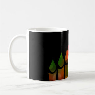 Caneca De Café Kwanzaa Bokeh Kinara