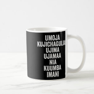 Caneca De Café Kwanzaa - Sete Princípios