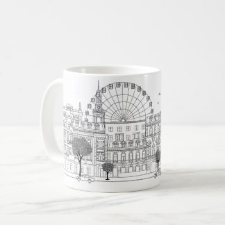 Caneca De Café Kyiv Illustratin Mug