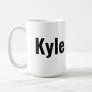 Caneca De Café Kyle Mens Name,