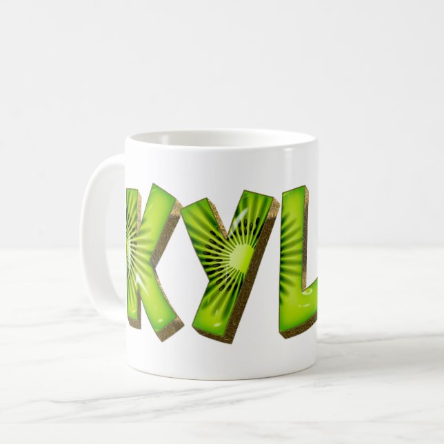 Caneca De Café Kylie Name Kiwi Style Tasse Teetasse Kaffeetasse (Frente Esquerda)