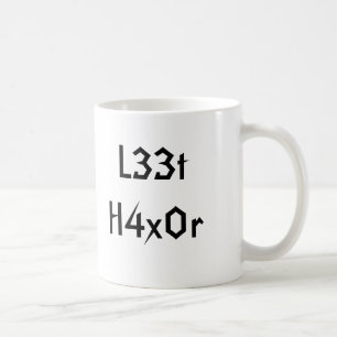 Caneca De Café L33t H4x0r, L33t H4x0r