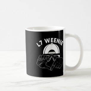 Caneca De Café L7 Weenie Loser Mãos Engraçadas 90s Baseball Softb