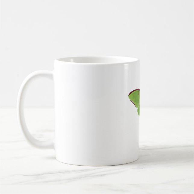 Caneca De Café L é para Luna Moth (Esquerda)