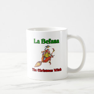 Caneca De Café La Befana a bruxa do Natal.
