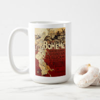 La Bohème - vintage 1896 poster