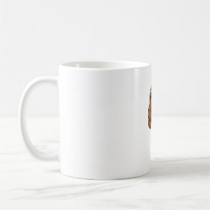 Caneca De Café Lã branca com Mug de Café - Animal Fragmentado A