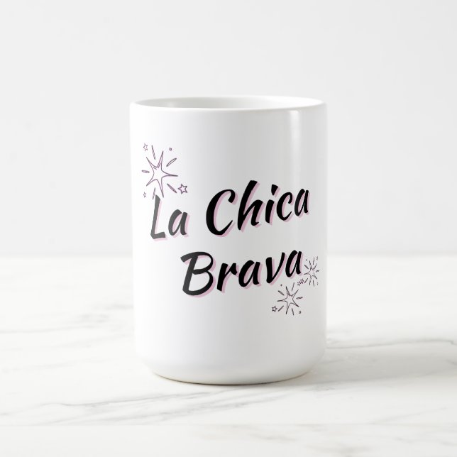 CANECA DE CAFÉ LA CHICA BRAVA - MUG - "FIERCE GIRL" (Centro)