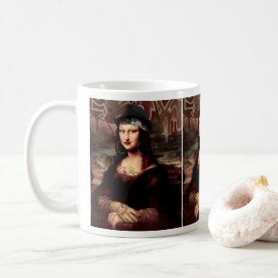 Caneca De Café La Chola Mona Lisa Mexicana
