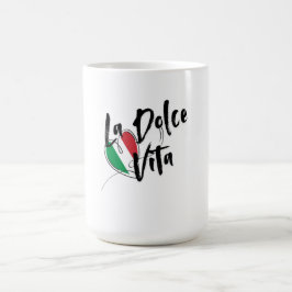 CANECA DE CAFÉ LA DOLCE VITA, A DOCE VIDA ITALIANA