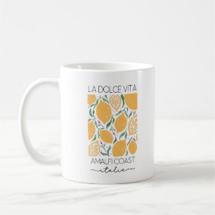 Caneca De Café La Dolce Vita Amalfi Coast Itália Lemons Viagem