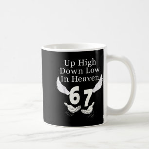Caneca De Café Lá Em Cima Cá Em Baixo No Céu 67 Mãos Meme 6 7 Div