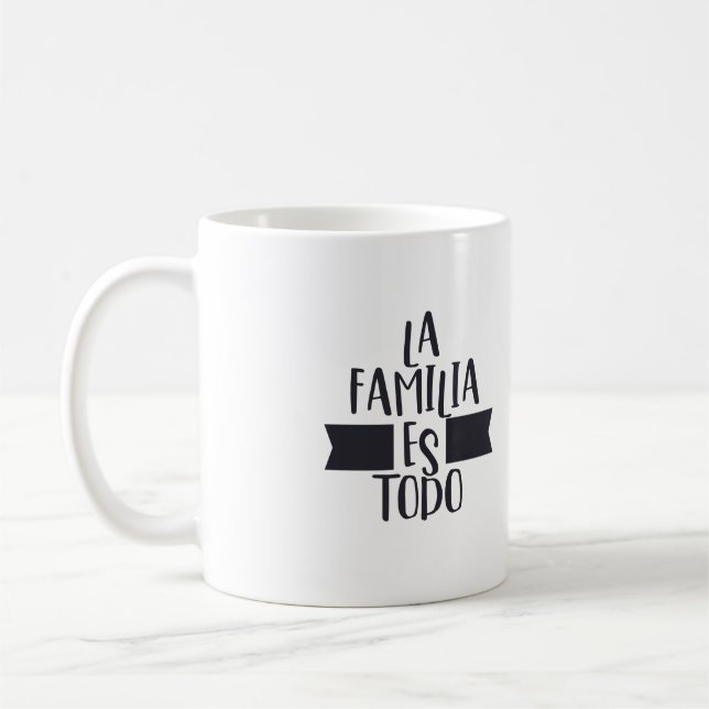 Caneca De Café La Familia Es Todo Mug (Esquerda)