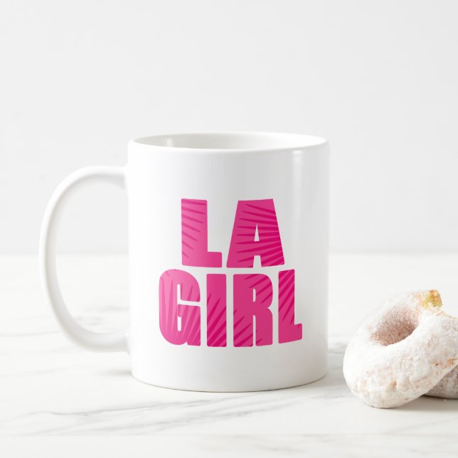 Caneca De Café LA Girl (Com Donut)