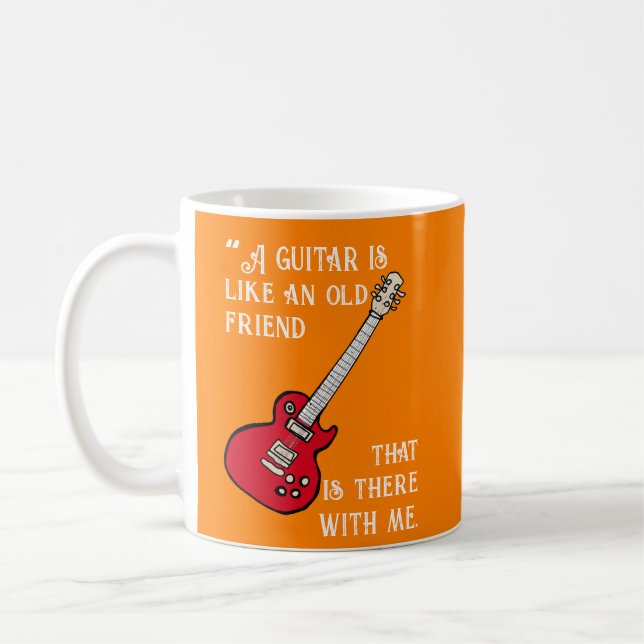 Caneca De Café la guitarra QUOTE (Esquerda)