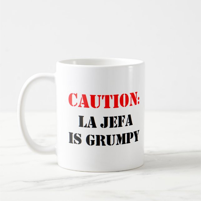 Caneca De Café la jefa está rabugenta (Esquerda)
