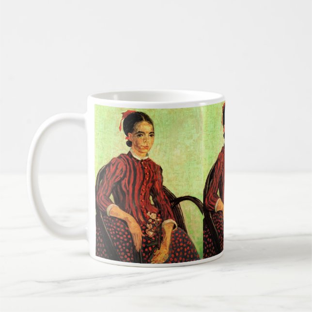 Caneca De Café La Mousme, Sentada de Vincent van Gogh (Esquerda)