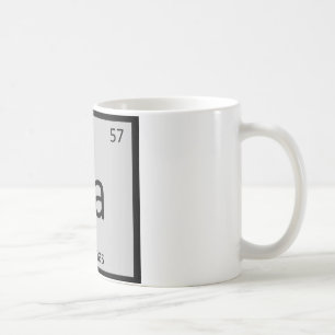 Caneca De Café La - Tabela Periódica de Química Elemento Llamas