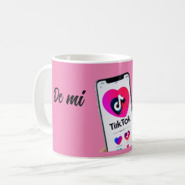 Caneca De Café La Taza del TikTok del amor