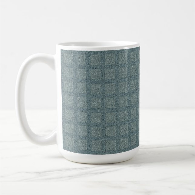 Caneca De Café Lã Tweedy Cinza e Salvia (Esquerda)