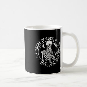 Caneca De Café Lá Vai O Meu Último Esqueleto De Halloween