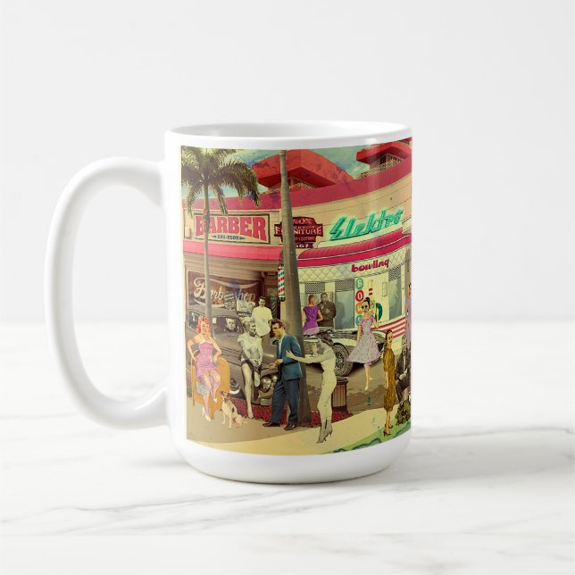 Caneca De Café La Verne Bay Avenue (Esquerda)