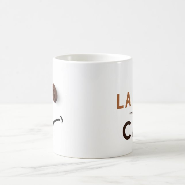 Caneca De Café " La vida comienza después de un buen café " (Centro)