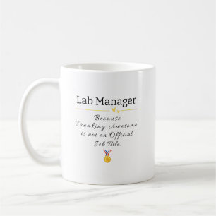 Caneca De Café Lab Manager - Cargo Incrível