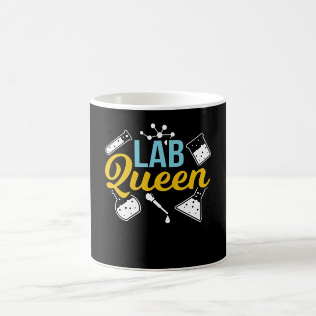 Caneca De Café Lab Queen Laboratory Pun Laboratory Scientist (Centro)