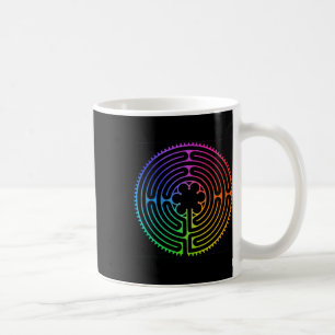 Caneca De Café Labirinto Arco-íris Labirinto de Chartres Labirint
