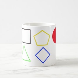 Caneca De Café Labirinto Moderno – Arte Geométrica Abstrata Ousad