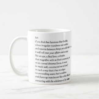 Caneca De Café Labirinto: Poems Mug