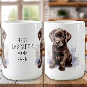 Caneca De Café Laboratório de Chocolate - Labrador Mãe Extraord