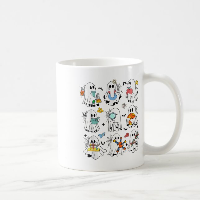 Caneca De Café Laboratório Fantasma do Professor de Ciência do Ha (Direita)