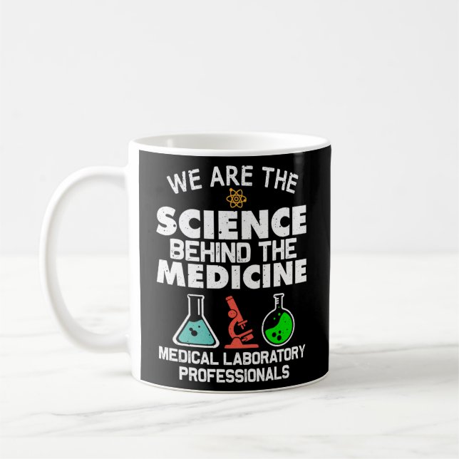 Caneca De Café Laboratório Médico de Ciências (Esquerda)