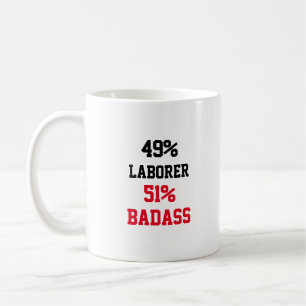 Caneca De Café Laborer Badass