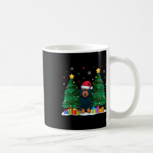 Caneca De Café Labradoodle Dog Aloja Santa Hat Feia De Natal