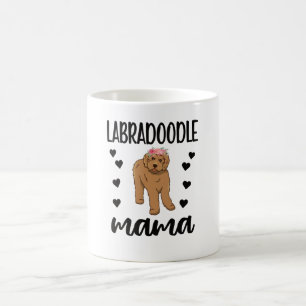 Caneca De Café Labradoodle Dog Mama Dog Labradoodle Mãe