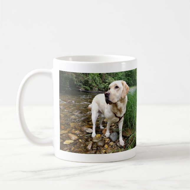 Caneca De Café Labrador Amarelo, Retriever, Dose (Esquerda)