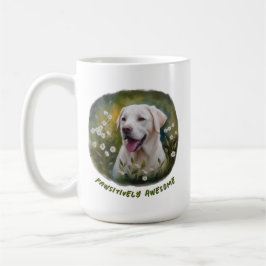 Caneca De Café Labrador Branco Incrivelmente Incrível