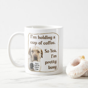 Caneca De Café Labrador Mug, bebendo de café bonito