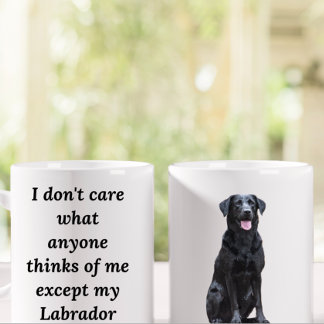 Caneca De Café Labrador Negro de 11 oz - Gift Mug