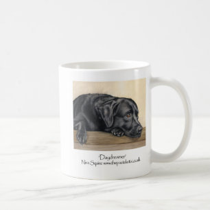 Caneca De Café Labrador preto