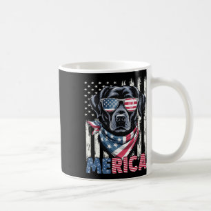 Caneca De Café Labrador Retriever Bandeira EUA Merica Patriótico 