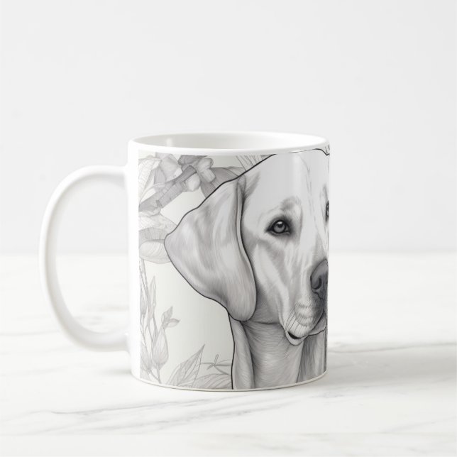 Caneca De Café Labrador Retriever Coffee Mug (Esquerda)
